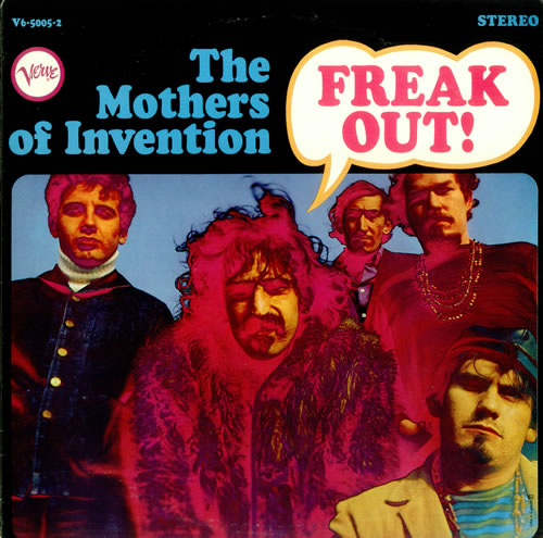 Frank Zappa Freak Out! - 1st 2-LP vinyl record set (Double LP Album) Canadian ZAP2LFR454237