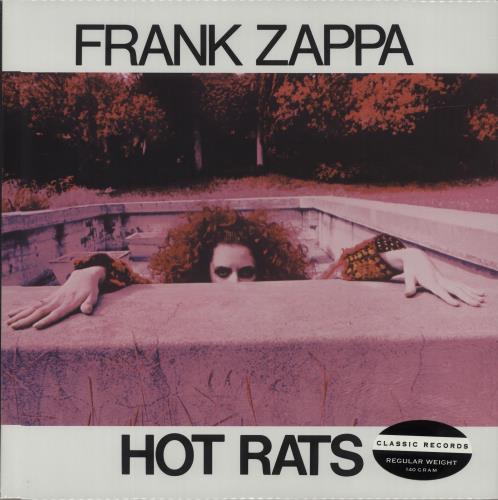 Frank Zappa Hot Rats - 140 Gram Vinyl vinyl LP album (LP record) US ZAPLPHO609724