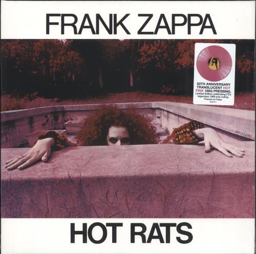 Frank Zappa Hot Rats - 180gm Hot Pink Vinyl - Sealed vinyl LP album (LP record) UK ZAPLPHO736152