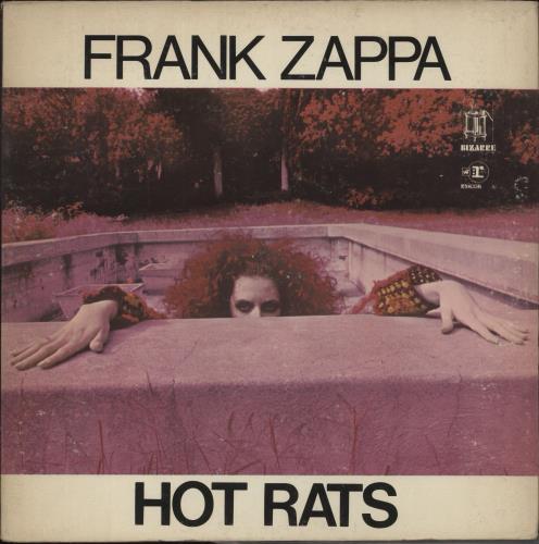 Frank Zappa Hot Rats - 1st - Zapped Inner - VG vinyl LP album (LP record) US ZAPLPHO868216