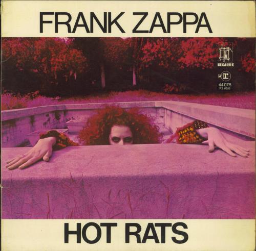 Frank Zappa Hot Rats - VG vinyl LP album (LP record) German ZAPLPHO800720