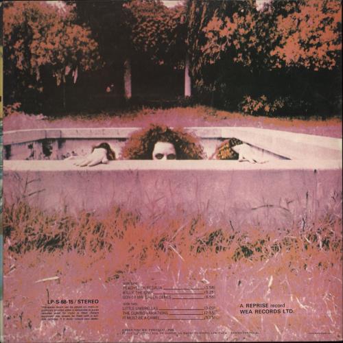 Frank Zappa Hot Rats vinyl LP album (LP record) Portuguese ZAPLPHO768832