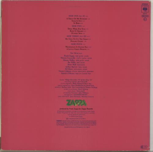 Frank Zappa Joe's Garage Acts II & III 2-LP vinyl record set (Double LP Album) Dutch ZAP2LJO320651