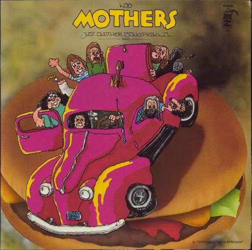 Frank Zappa Just Another Band From L.A. - Tan Label vinyl LP album (LP record) US ZAPLPJU786523