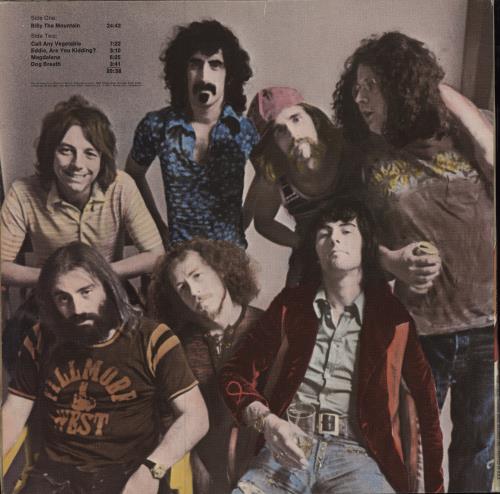 Frank Zappa Just Another Band From L.A. - Tan Label vinyl LP album (LP record) US ZAPLPJU786523