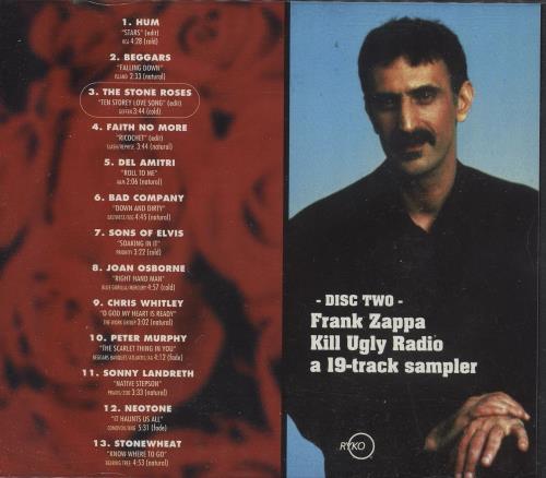 Frank Zappa Kill Ugly Radio 2 CD album set (Double CD) US ZAP2CKI368094