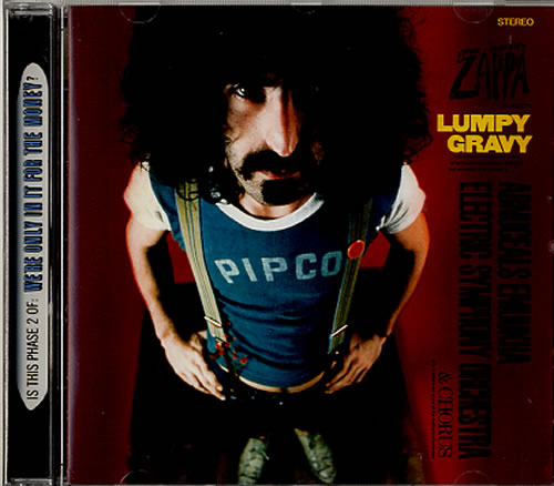 Frank Zappa Lumpy Gravy CD album (CDLP) UK ZAPCDLU616107
