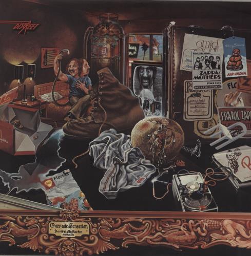 Frank Zappa Over-Nite Sensation - 1st vinyl LP album (LP record) UK ZAPLPOV70923
