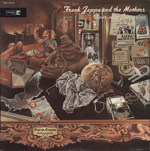Frank Zappa Over-Nite Sensation vinyl LP album (LP record) Spanish ZAPLPOV347263
