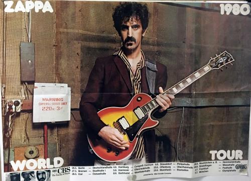Frank Zappa Pair Of In Concert - Zappa 1980 World Tour Posters poster German ZAPPOPA657252