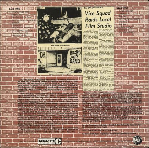 Frank Zappa Rare Meat - 1st 12" vinyl single (12 inch record / Maxi-single) US ZAP12RA355773