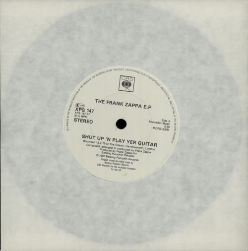 Frank Zappa Ship Arriving Too Late + 7" EP vinyl LP album (LP record) UK ZAPLPSH445049