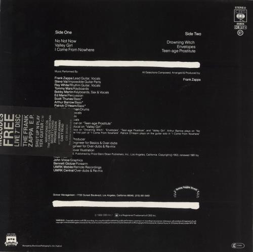 Frank Zappa Ship Arriving Too Late + 7" EP vinyl LP album (LP record) UK ZAPLPSH445049