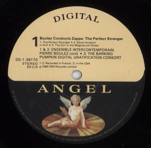 Frank Zappa The Perfect Stranger vinyl LP album (LP record) US ZAPLPTH780201