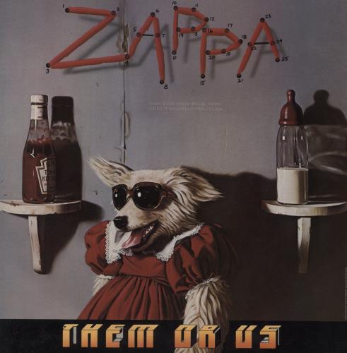 Frank Zappa Them Or Us vinyl LP album (LP record) UK ZAPLPTH583798