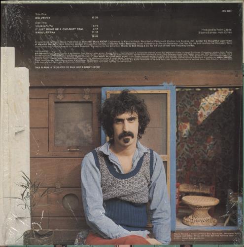 Frank Zappa Waka/Jawaka - Hot Rats vinyl LP album (LP record) US ZAPLPWA864285