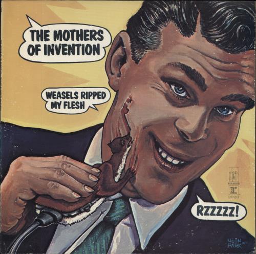 Frank Zappa Weasels Ripped My Flesh - 1st - EX vinyl LP album (LP record) US ZAPLPWE796092