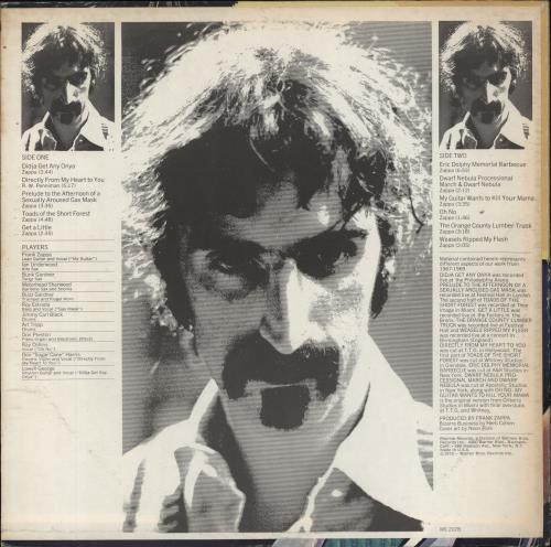 Frank Zappa Weasels Ripped My Flesh - 1st - EX vinyl LP album (LP record) US ZAPLPWE796092