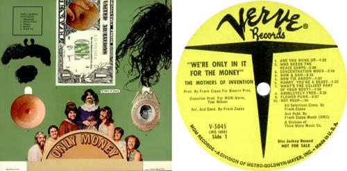 Frank Zappa We're Only In It For The Money - Yellow Label Promo vinyl LP album (LP record) US ZAPLPWE421773