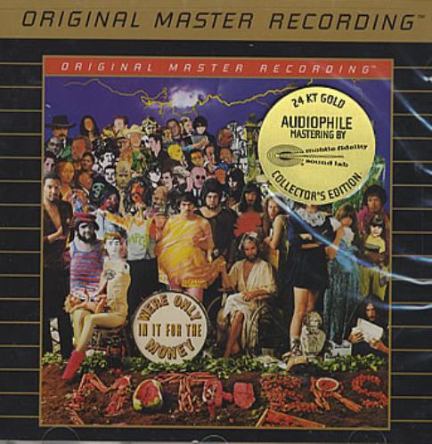 Frank Zappa We're Only In It For The Money CD album (CDLP) US ZAPCDWE356568