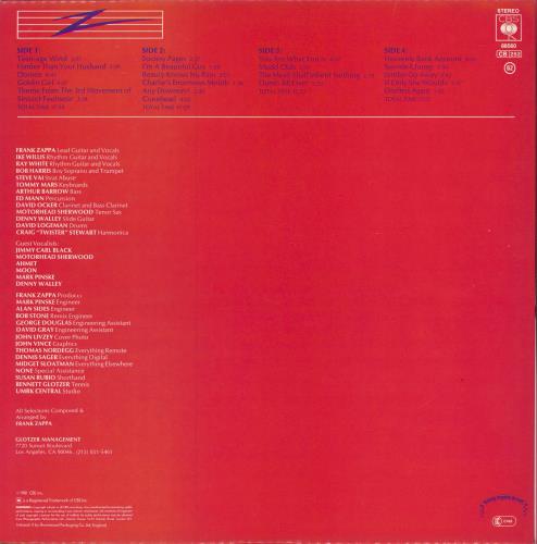 Frank Zappa You Are What You Is 2-LP vinyl record set (Double LP Album) UK ZAP2LYO787730