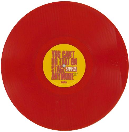 Frank Zappa You Can't Do That On Stage Anymore Sampler - 180gm Red & Yellow Vinyl 2-LP vinyl record set (Double LP Album) UK ZAP2LYO834587