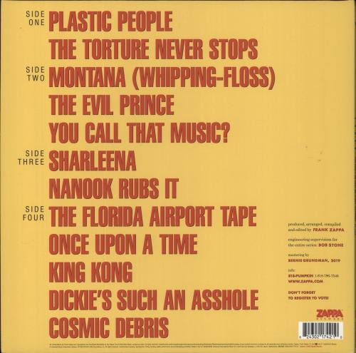 Frank Zappa You Can't Do That On Stage Anymore Sampler - 180gm Red & Yellow Vinyl 2-LP vinyl record set (Double LP Album) UK ZAP2LYO834587