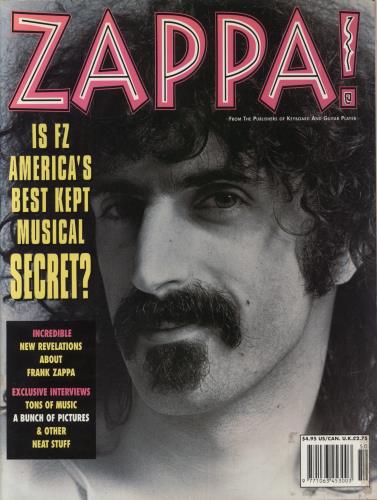 Frank Zappa Zappa! magazine US ZAPMAZA859824