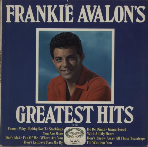 Frankie Avalon Frankie Avalon's Greatest Hits vinyl LP album (LP record) UK AV4LPFR671078