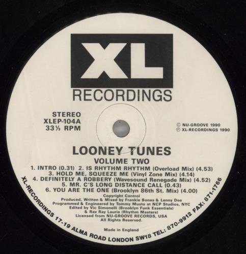 Frankie Bones The Looney Tunes EP Vol. One 12" vinyl single (12 inch record / Maxi-single) UK I6C12TH868566