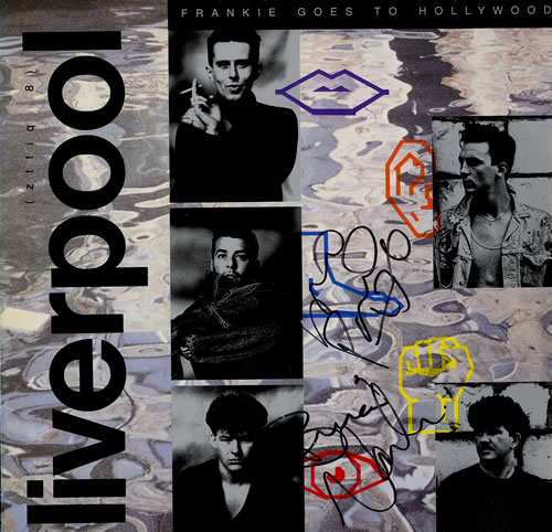 Frankie Goes To Hollywood Liverpool - Autographed vinyl LP album (LP record) UK FGTLPLI553401