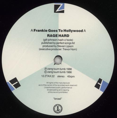 Frankie Goes To Hollywood Rage Hard - 12 & Box Only Vinyl Box Set UK FGTVXRA32837