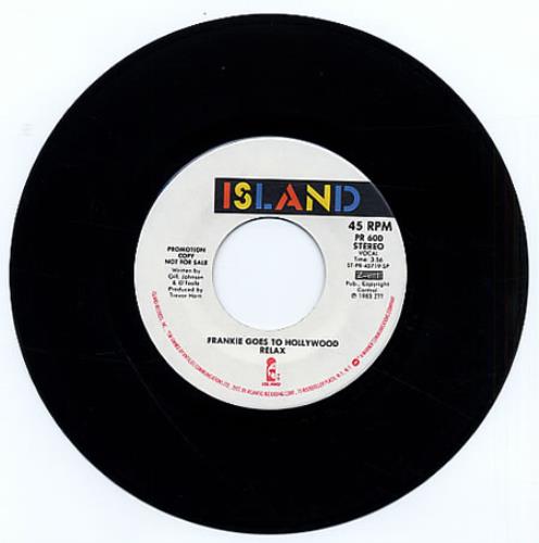 Frankie Goes To Hollywood Relax 7" vinyl single (7 inch record / 45) US FGT07RE31845