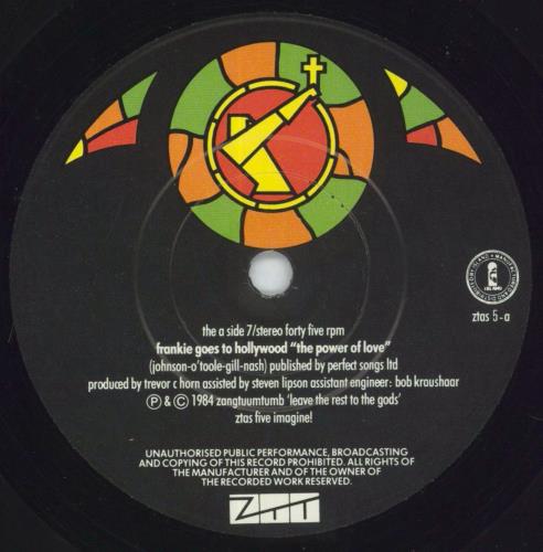 Frankie Goes To Hollywood The Power Of Love - Envelope 7" vinyl single (7 inch record / 45) UK FGT07TH15817