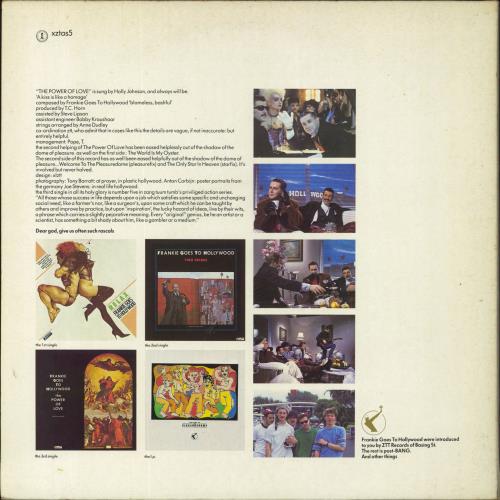 Frankie Goes To Hollywood The Power Of Love - EX 12" vinyl single (12 inch record / Maxi-single) UK FGT12TH310028
