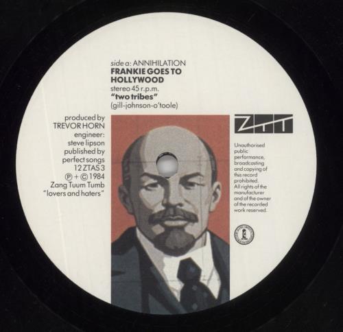 Frankie Goes To Hollywood Two Tribes - Annihilation - 'Only Bullets' Poster 12" vinyl single (12 inch record / Maxi-single) UK FGT12TW862262