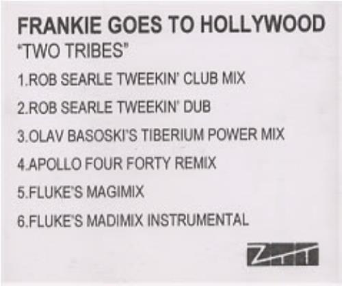 Frankie Goes To Hollywood Two Tribes CD single (CD5 / 5") UK FGTC5TW181518