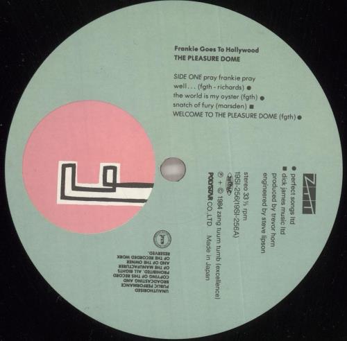 Frankie Goes To Hollywood Welcome To The Pleasuredome + Stickers & Poster 2-LP vinyl record set (Double LP Album) Japanese FGT2LWE649699