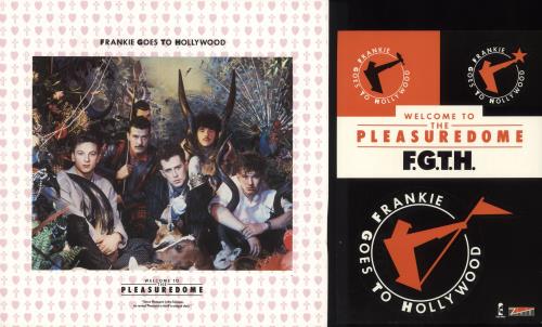 Frankie Goes To Hollywood Welcome To The Pleasuredome + Stickers & Poster 2-LP vinyl record set (Double LP Album) Japanese FGT2LWE649699