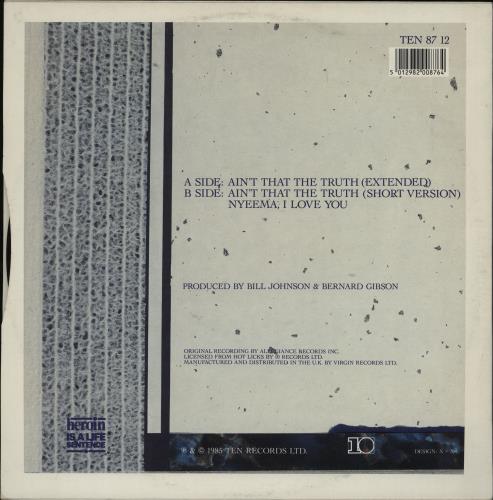 Frankie Kelly Ain't That The Truth - P/S 12" vinyl single (12 inch record / Maxi-single) UK Z5A12AI756219