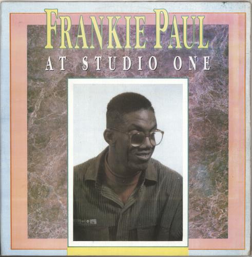 Frankie Paul At Studio One vinyl LP album (LP record) Jamaican FF7LPAT736091