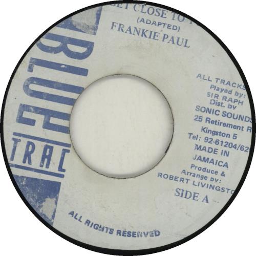 Frankie Paul Get Close To You 7" vinyl single (7 inch record / 45) Jamaican FF707GE687976