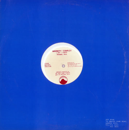 Frankie Paul Inferiority Complex 12" vinyl single (12 inch record / Maxi-single) US FF712IN480198
