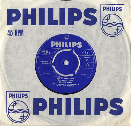 Frankie Valli You're Ready Now - 1st 7" vinyl single (7 inch record / 45) UK FRV07YO479884