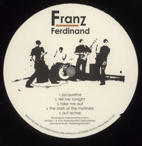 Franz Ferdinand Franz Ferdinand vinyl LP album (LP record) UK FNZLPFR803944