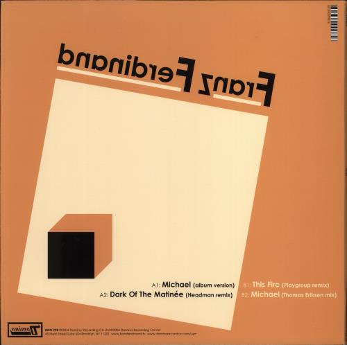 Franz Ferdinand Michael 12" vinyl single (12 inch record / Maxi-single) US FNZ12MI771946