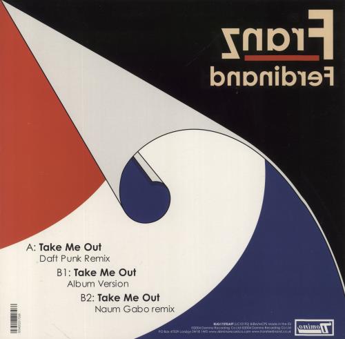 Franz Ferdinand Take Me Out - Daft Punk Remix 12" vinyl single (12 inch record / Maxi-single) UK FNZ12TA294537