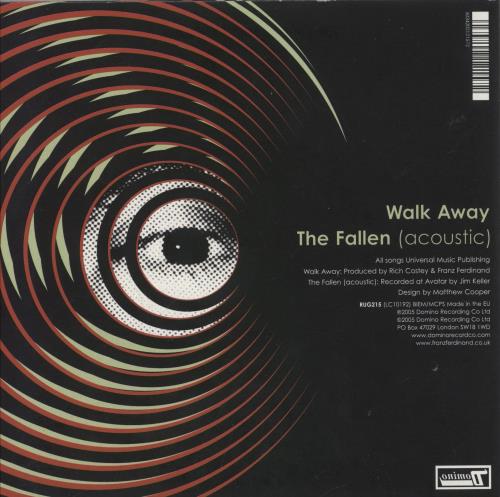 Franz Ferdinand Walk Away 7" vinyl single (7 inch record / 45) UK FNZ07WA342629