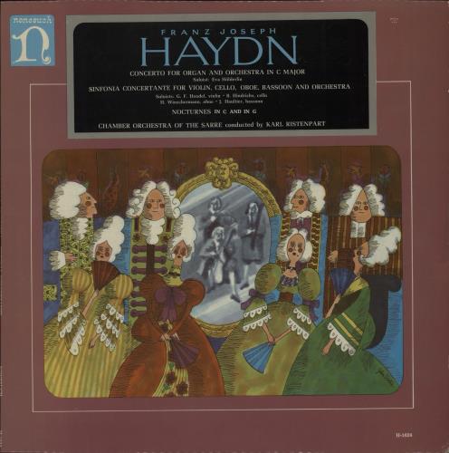 Franz Joseph Haydn Concerto For Organ And Orchestra / Sinfonia Concertante / Nocturnes vinyl LP album (LP record) US HJYLPCO751594