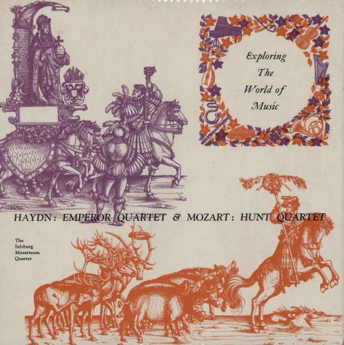 Franz Joseph Haydn Emperor Quartet & MOZART Hunt Quartet vinyl LP album (LP record) UK HJYLPEM760507
